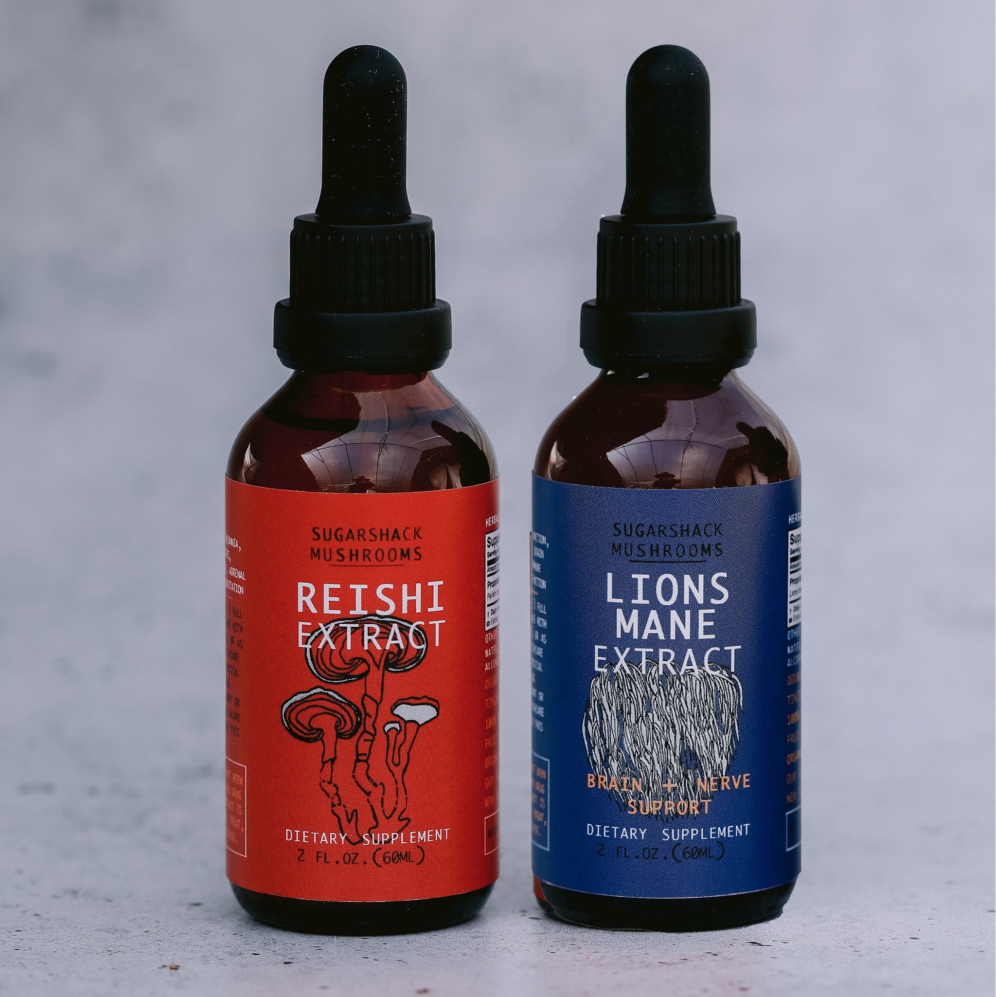 Calm and Cognitive Duo | Reishi & Lion's Mane