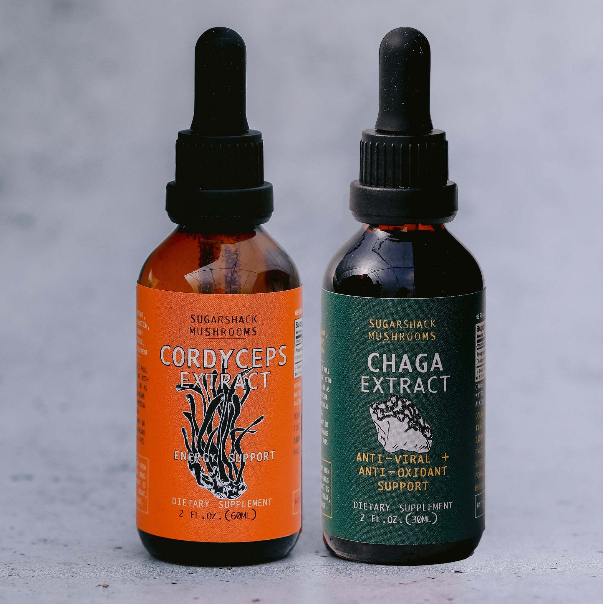 Endurance and Protection Duo | Cordyceps & Chaga