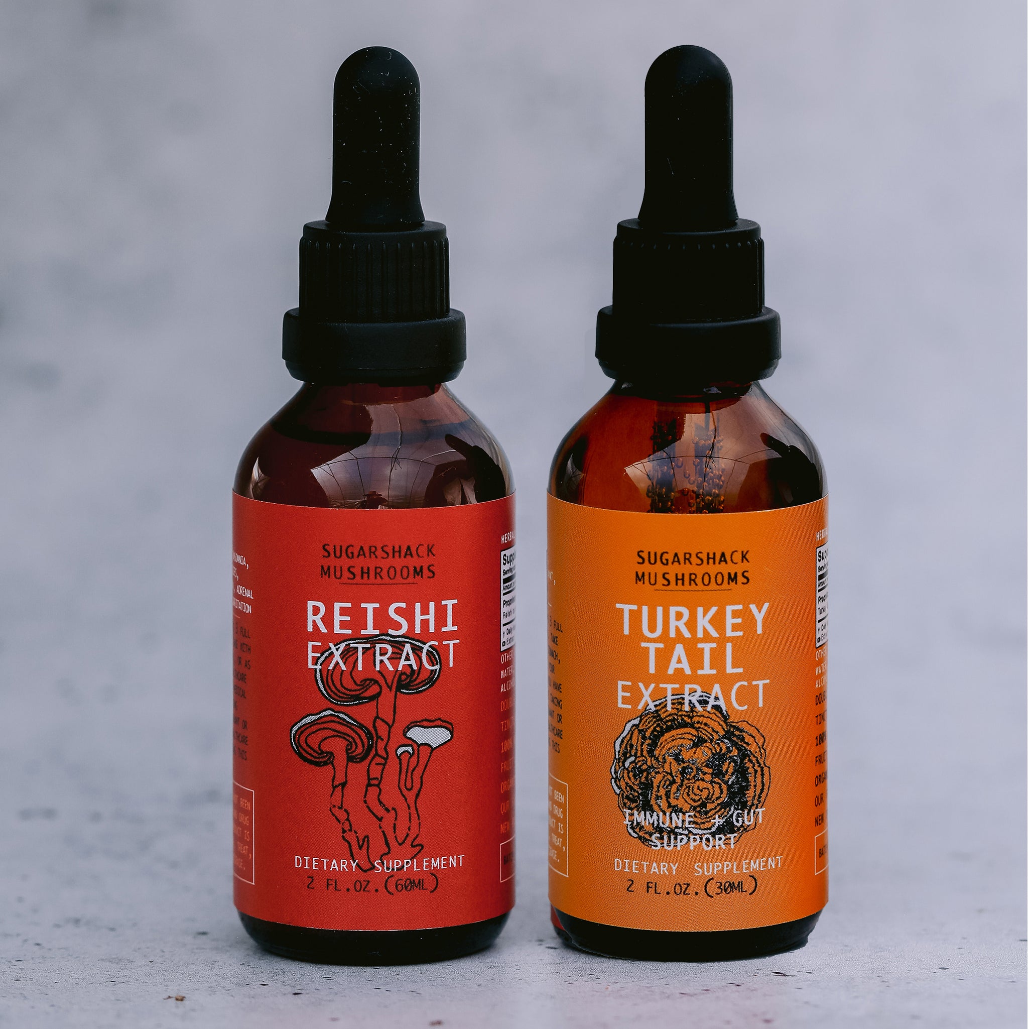 Immune and Gut Duo | Reishi & Turkey Tail