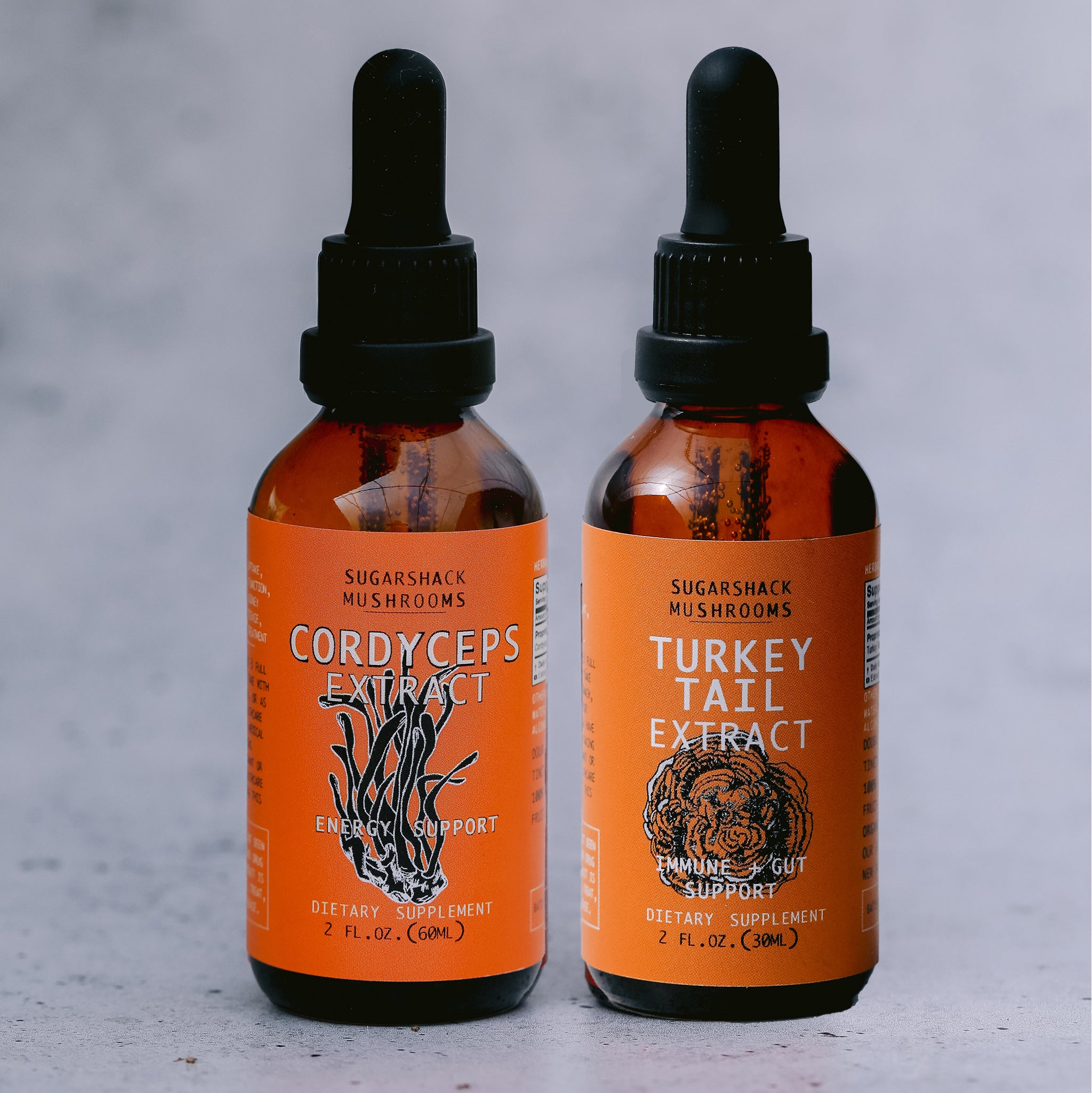 Immune Energy and Respiratory Duo | Cordyceps & Turkey Tail